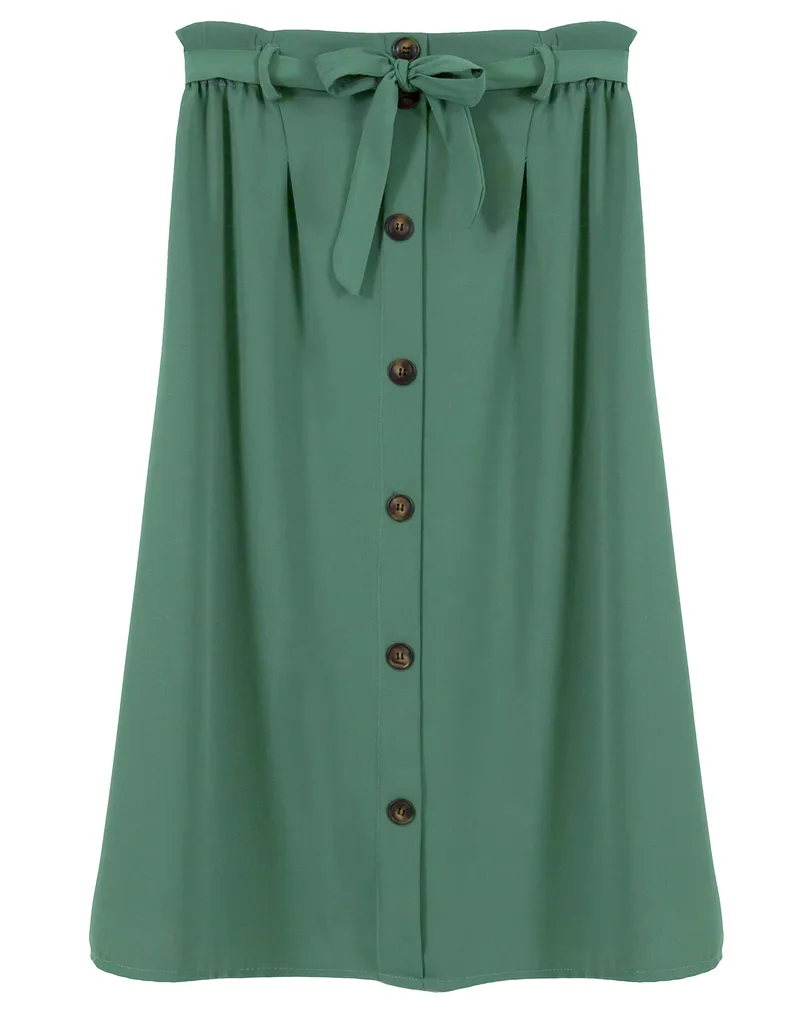 Jerseyrock A-Linie in  jade von New Collection (Bild 1)