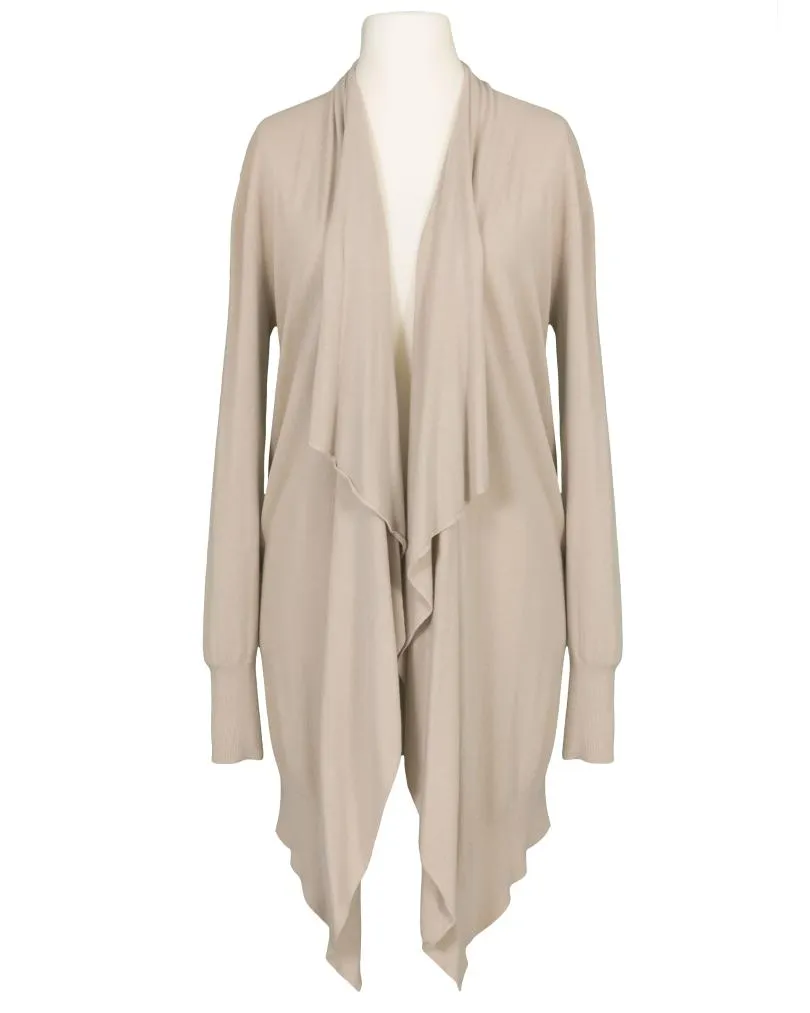 Strickjacke mit Cashmere in  beige von Pronto Moda (Bild 1)