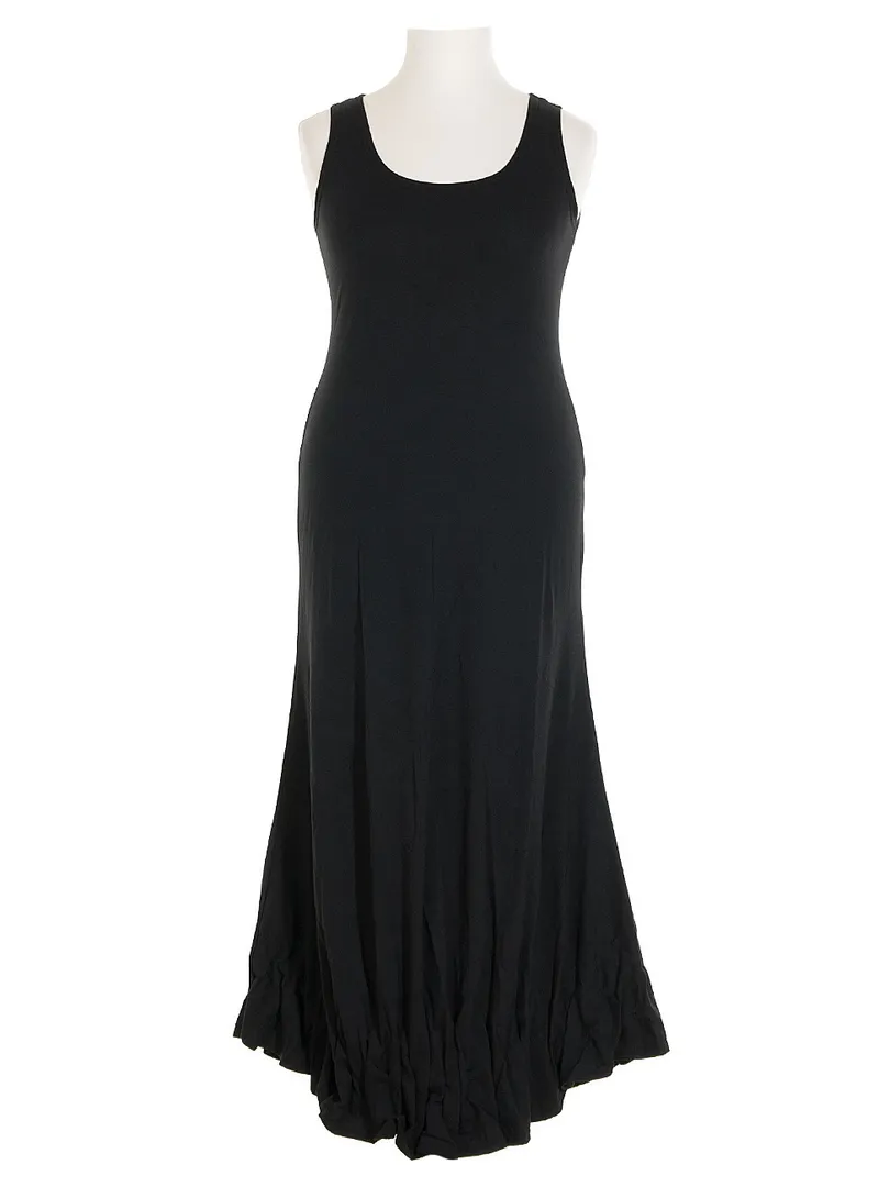 Jerseykleid lang in  schwarz von FASHION (Bild 1)