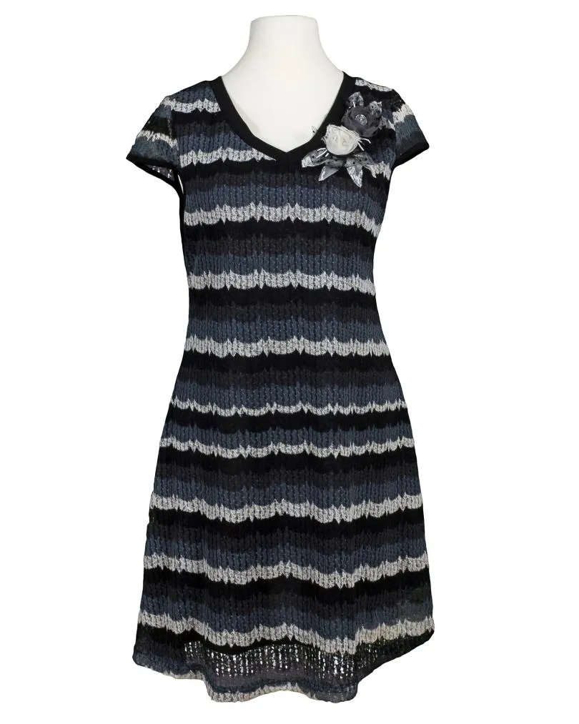 Kleid Ajourstrick in  schwarz von Exquisss Paris (Bild 1)