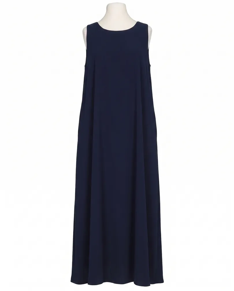 Kleid A-Linie in blau von Made in Italy