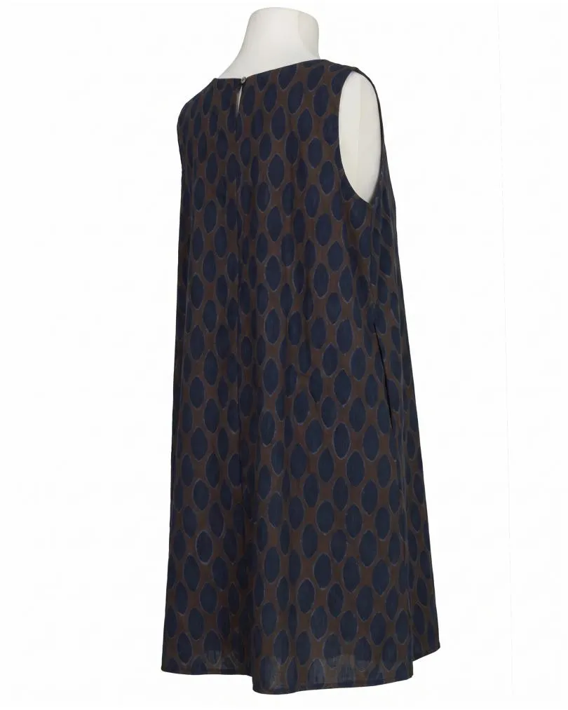 Kleid A-Linie in  braun von Italia Moda (Bild 3)