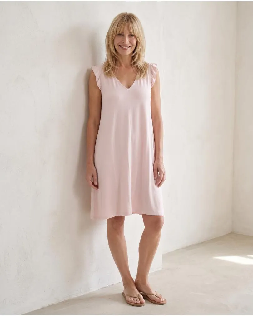 Kleid A-Linie in  rosa von Made in Italy (Bild 5)
