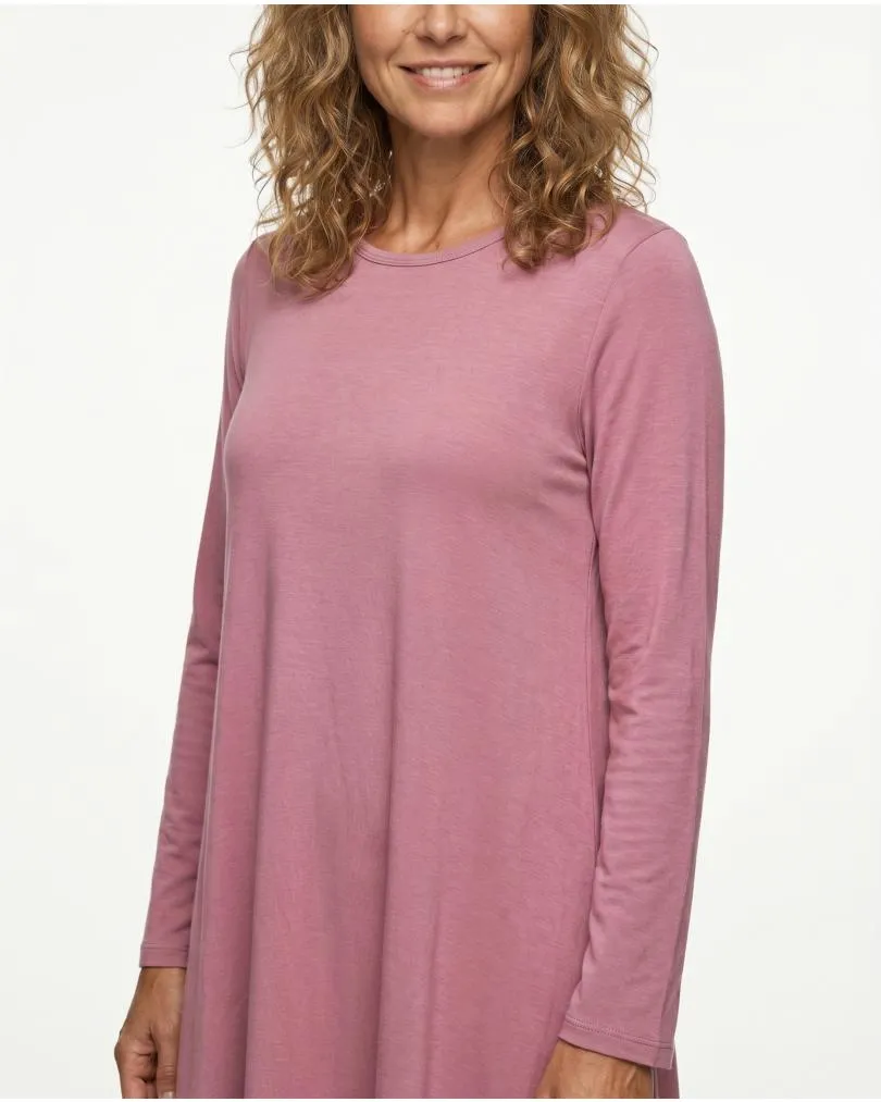 Kleid A-Linie mit Viskose in  beere von Diana (Bild 5)