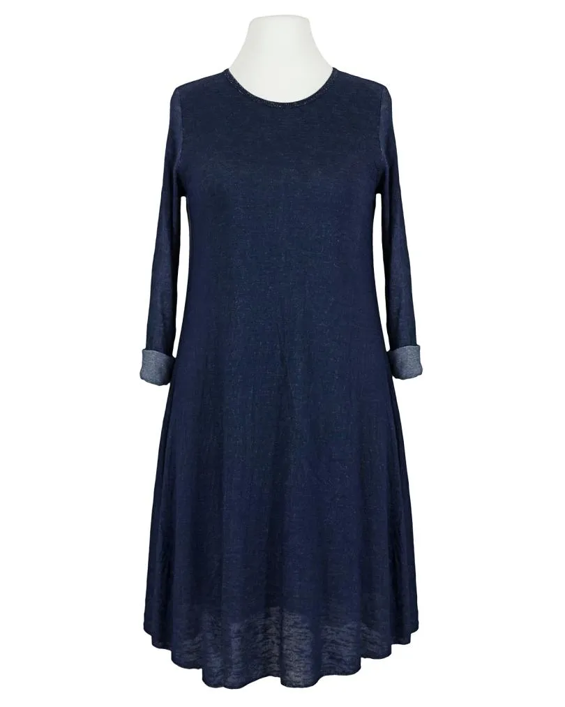 Kleid A-Linie mit Viskose in  blau von Diana (Bild 1)