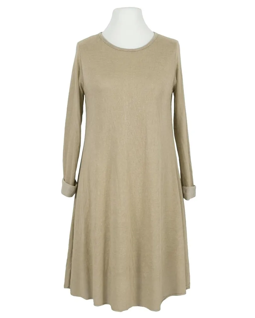 Kleid A-Linie mit Viskose in  karamell von Diana (Bild 1)
