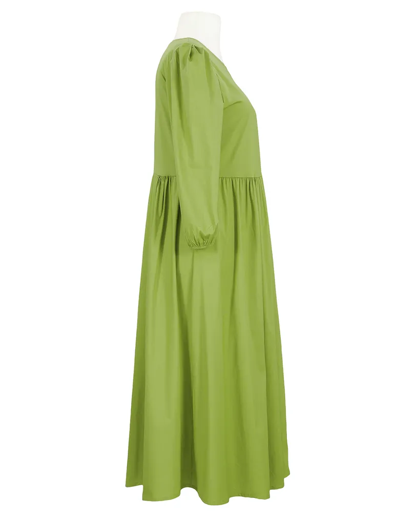 Kleid Baumwolle in  apfelgr�n von Made in Italy (Bild 2)