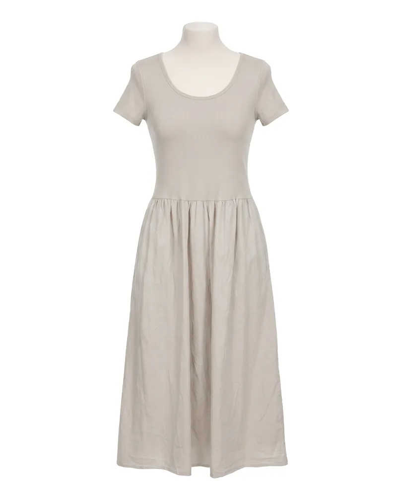 Kleid Baumwolle in  beige von Selected Touch (Bild 1)