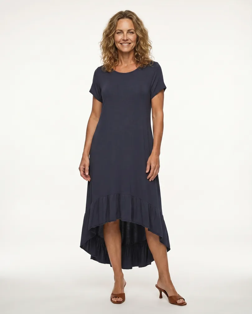 Kleid Baumwolle in  blau von Esvivid (Bild 3)
