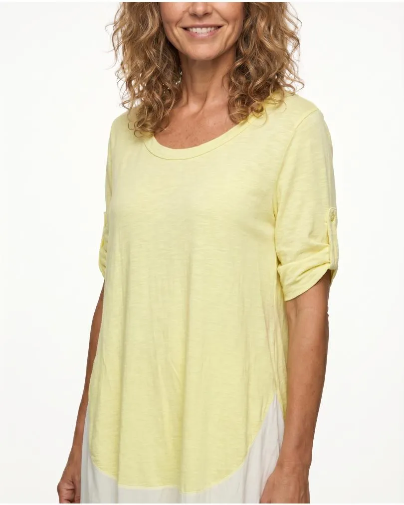 Kleid Baumwolle in  gelb von Be One (Bild 2)