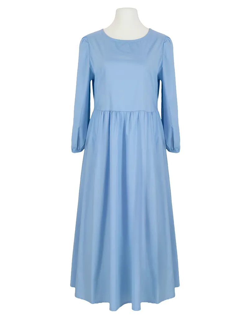 Kleid Baumwolle in  hellblau von Made in Italy (Bild 1)
