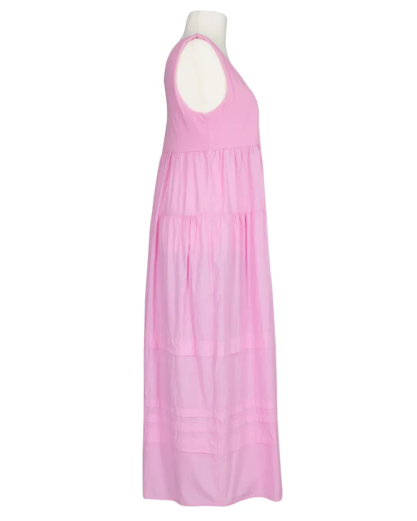 Kleid Baumwolle in  rosa von Made in Italy (Bild 3)