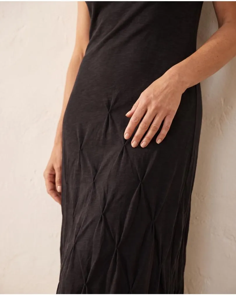 Kleid Baumwolle in  schwarz von FASHION (Bild 5)