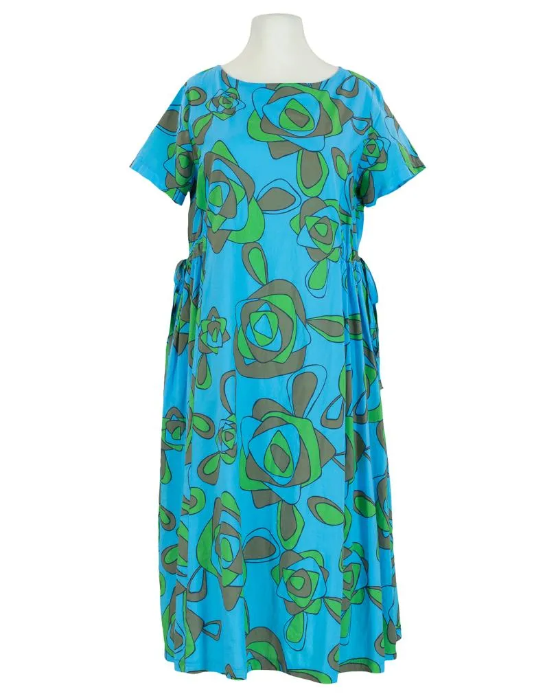 Kleid Baumwolle Print in  t�rkis von Wendy (Bild 1)