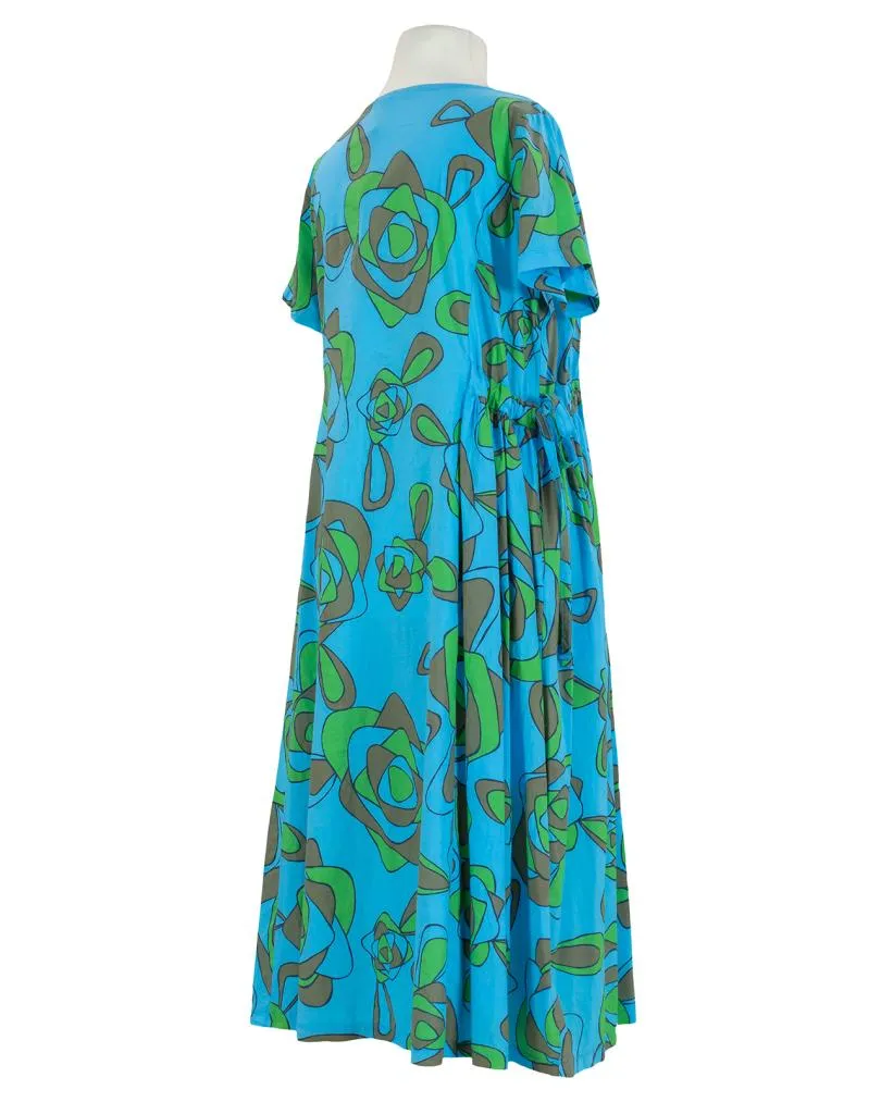 Kleid Baumwolle Print in  t�rkis von Wendy (Bild 2)
