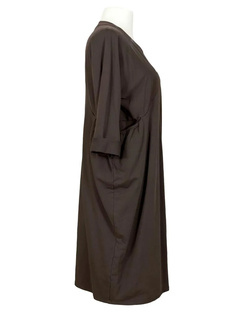 Kleid Baumwolljersey in  braun von Wendy (Bild 2)