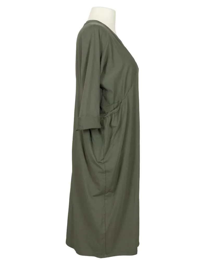 Kleid Baumwolljersey in  khaki von Wendy (Bild 2)