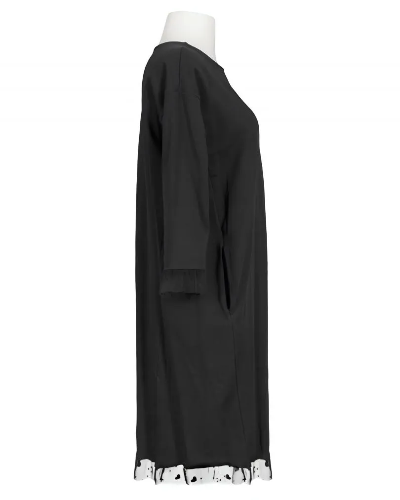 Kleid Baumwolljersey in  schwarz von Made in Italy (Bild 2)