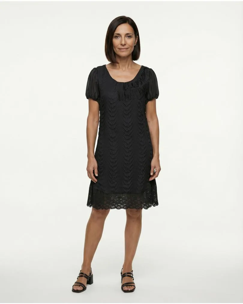 Kleid Chiffon in  schwarz von 101 Idees (Bild 2)