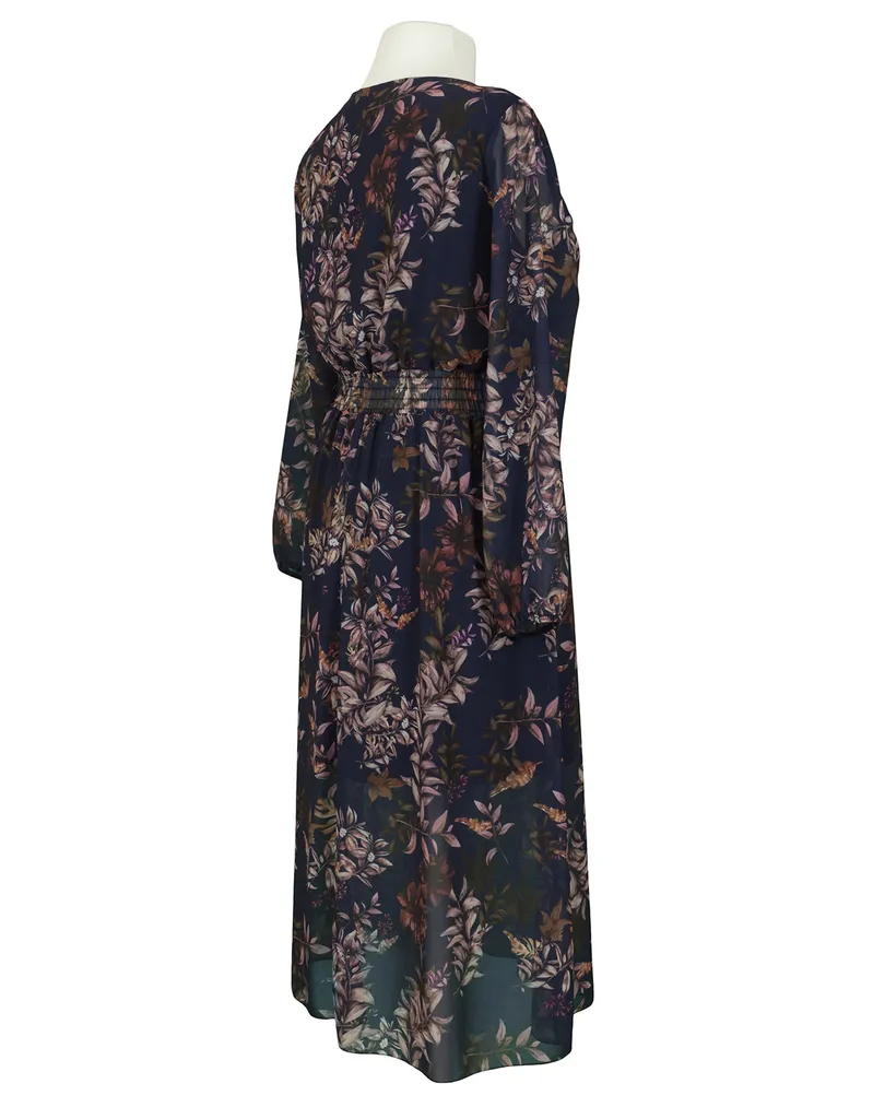 Kleid Cr�pe Chiffon in  schwarz von Made in Italy (Bild 2)