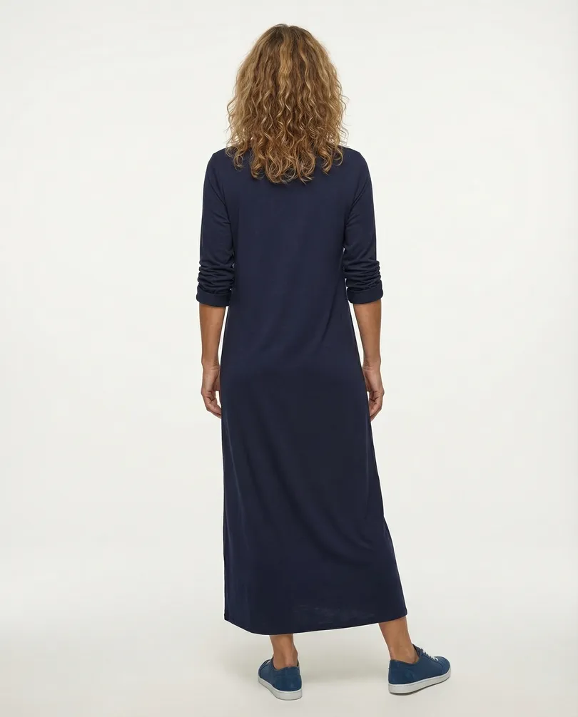 Kleid Feinstrick in  blau von New Collection (Bild 4)
