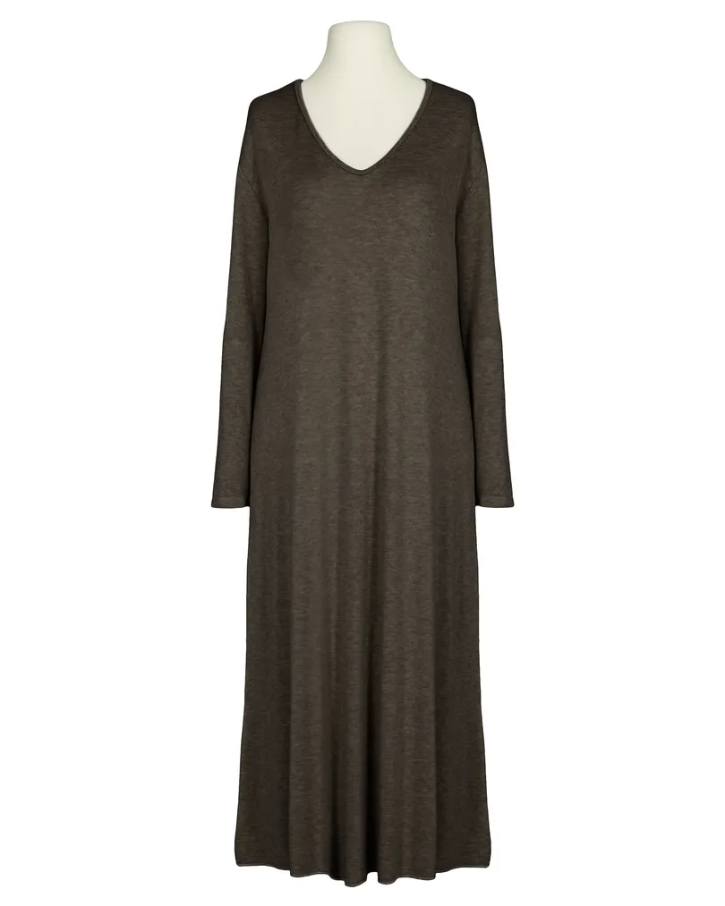 Kleid Feinstrick in braun von Made in Italy