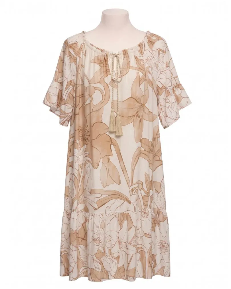 Kleid Floral in  beige von Made in Italy (Bild 1)