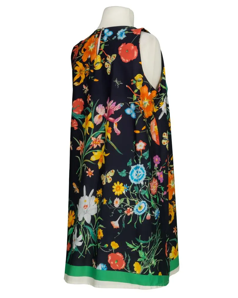Kleid Floral in  blau von Made in Italy (Bild 3)