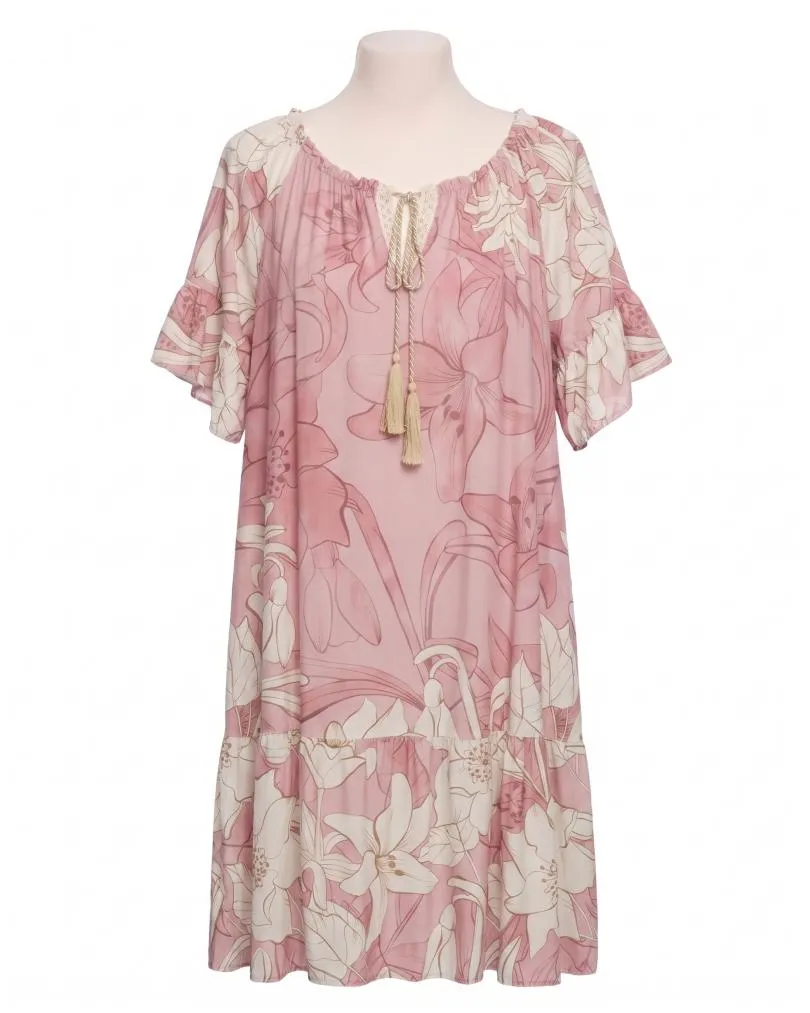 Kleid Floral in  rosa von Made in Italy (Bild 1)