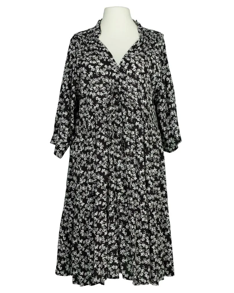 Kleid Floral in  schwarz von Vincenzo Allocca (Bild 1)