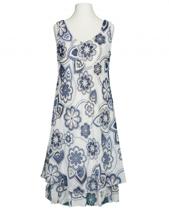Kleid im Lagenlook in wei� von Made in Italy