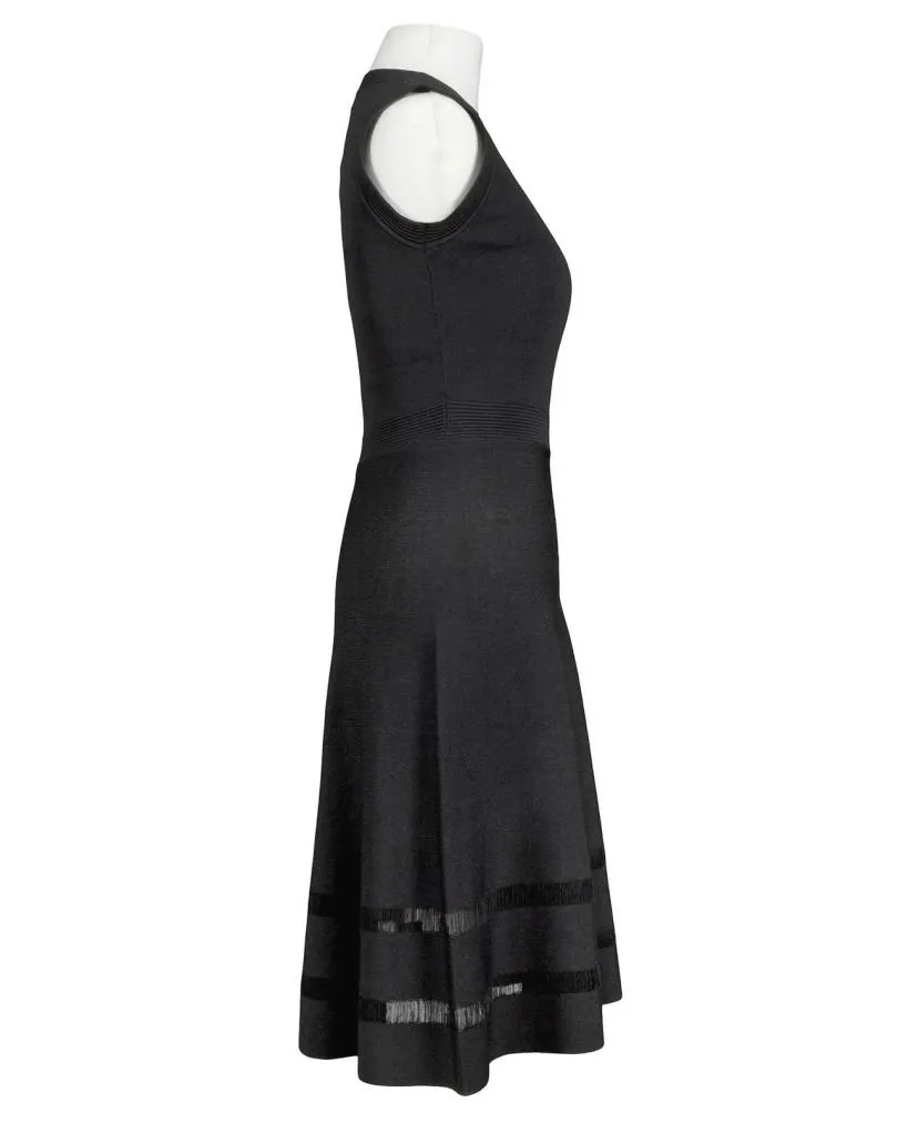 Kleid Jerseystrick in  schwarz von vinceotto (Bild 2)