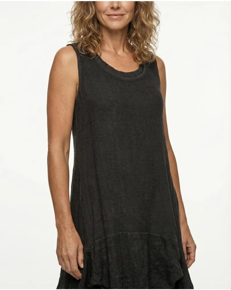 Kleid Lagenlook 2-tlg. in  schwarz von Pronto Moda (Bild 2)
