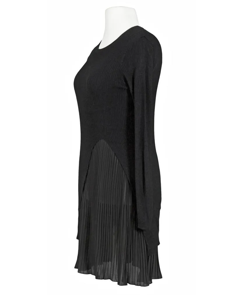 Kleid Lagenlook mit Chiffon in  schwarz von Made in Italy (Bild 2)