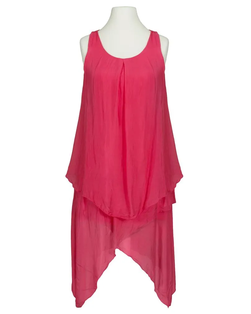 Kleid Lagenlook mit Seide in  koralle von Spaziodonna (Bild 1)