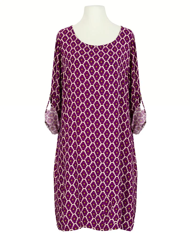 Kleid mit Blumen in  beere von Made in Italy (Bild 1)