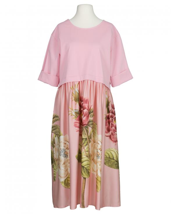 Kleid mit Blumen in rosa von Made in Italy