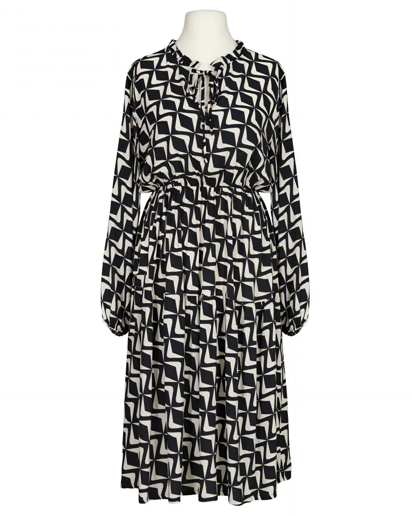 Kleid mit Print in  schwarz von Made in Italy (Bild 1)