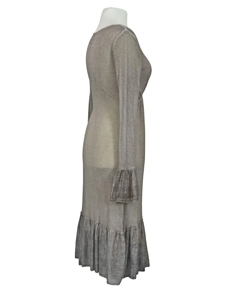 Kleid mit Seide in  braun von Carla Giannini (Bild 2)