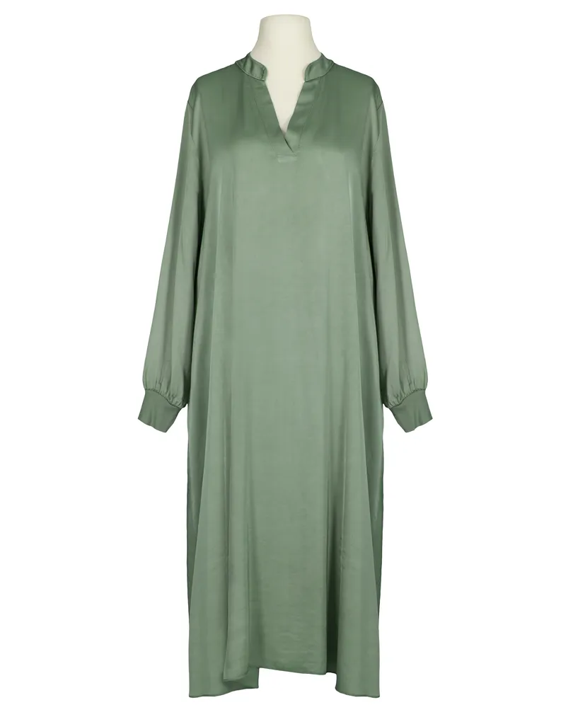 Kleid mit Seide in khaki von Style Touch