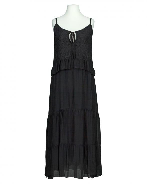 Kleid mit Seide in  schwarz von H. Trend (Bild 1)