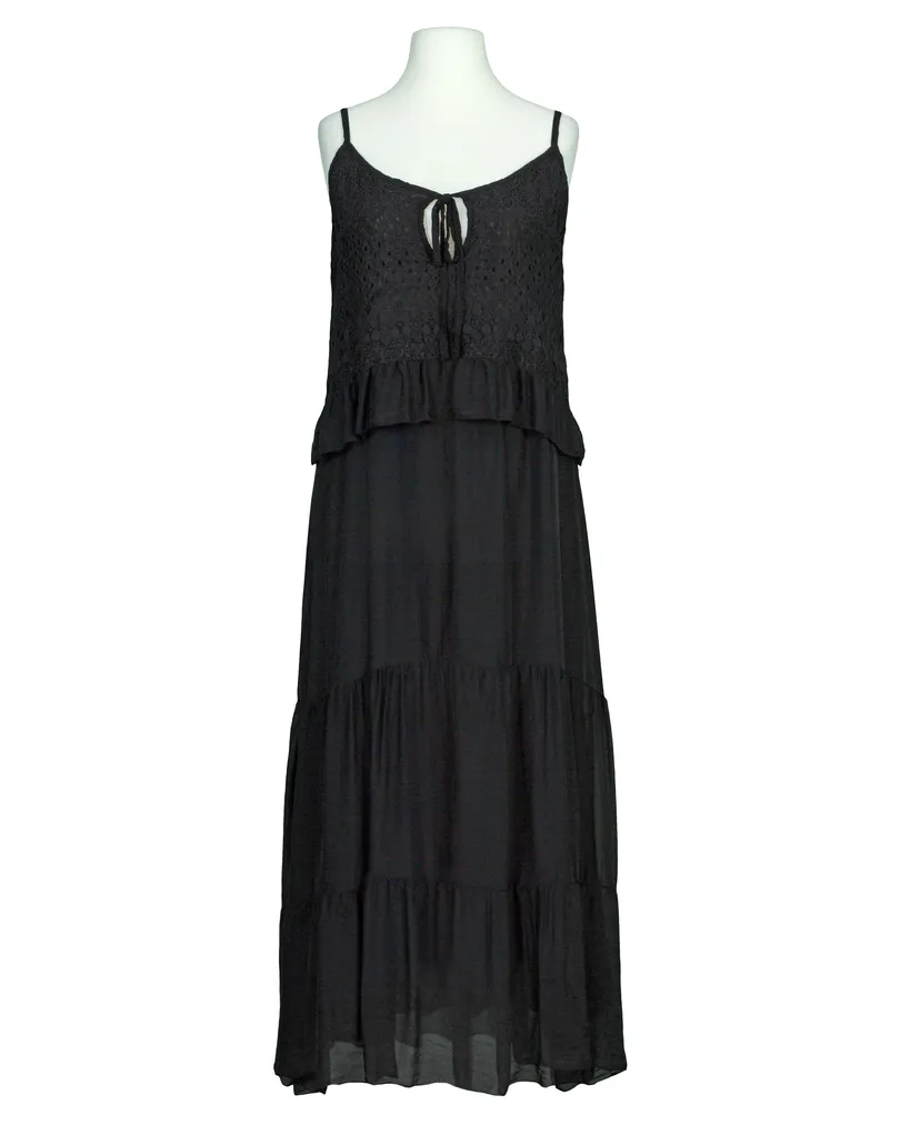 Kleid mit Seide in  schwarz von H. Trend (Bild 1)