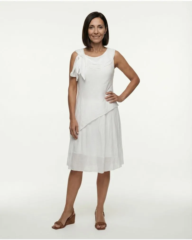 Kleid mit Seide in  wei� von Diana (Bild 2)