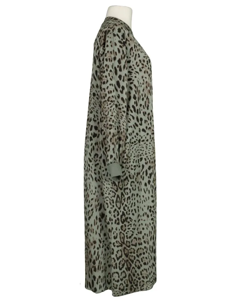 Kleid mit Seide Leoprint in  khaki von Style Touch (Bild 2)