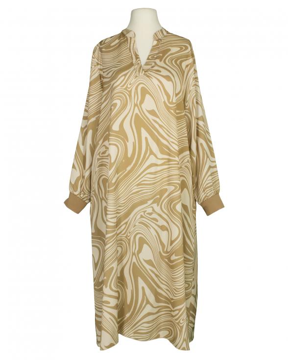 Kleid mit Seide Swirl-Print in camel von Style Touch