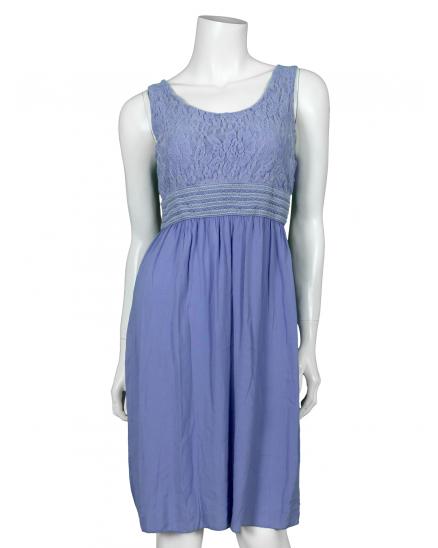 Kleid mit Spitze in  blau von Link Fashion (Bild 1)