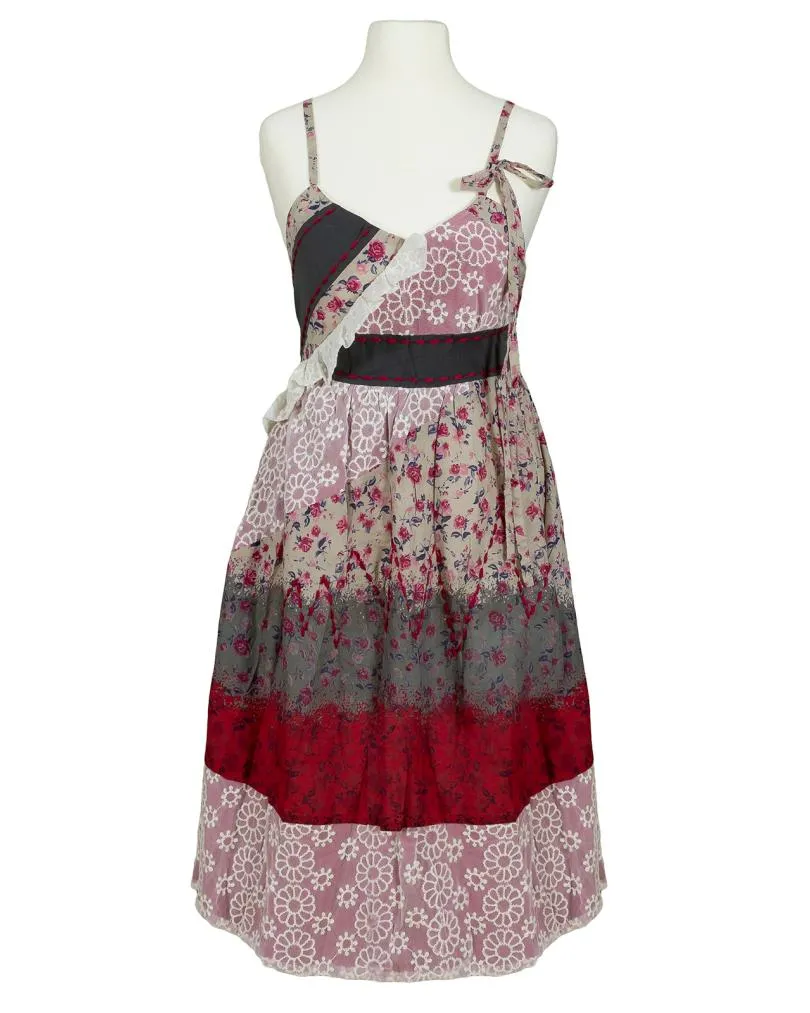 Kleid mit Spitze in  bunt von Lulu H (Bild 1)