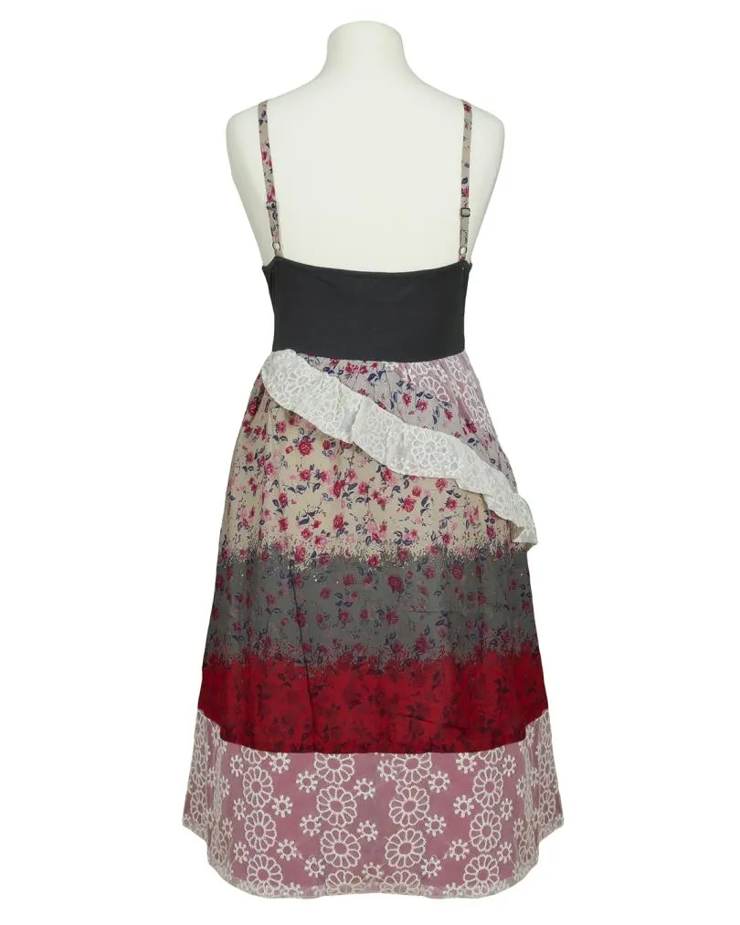 Kleid mit Spitze in  bunt von Lulu H (Bild 2)