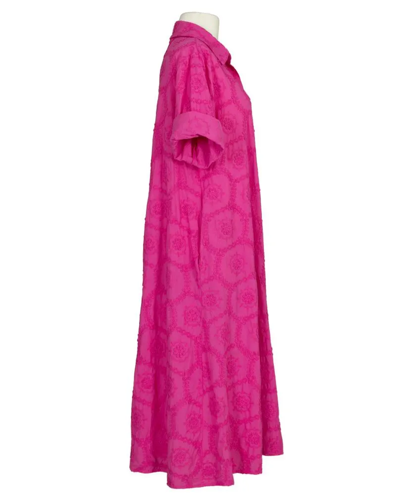 Kleid mit Stickerei in  pink von H. Trend (Bild 2)
