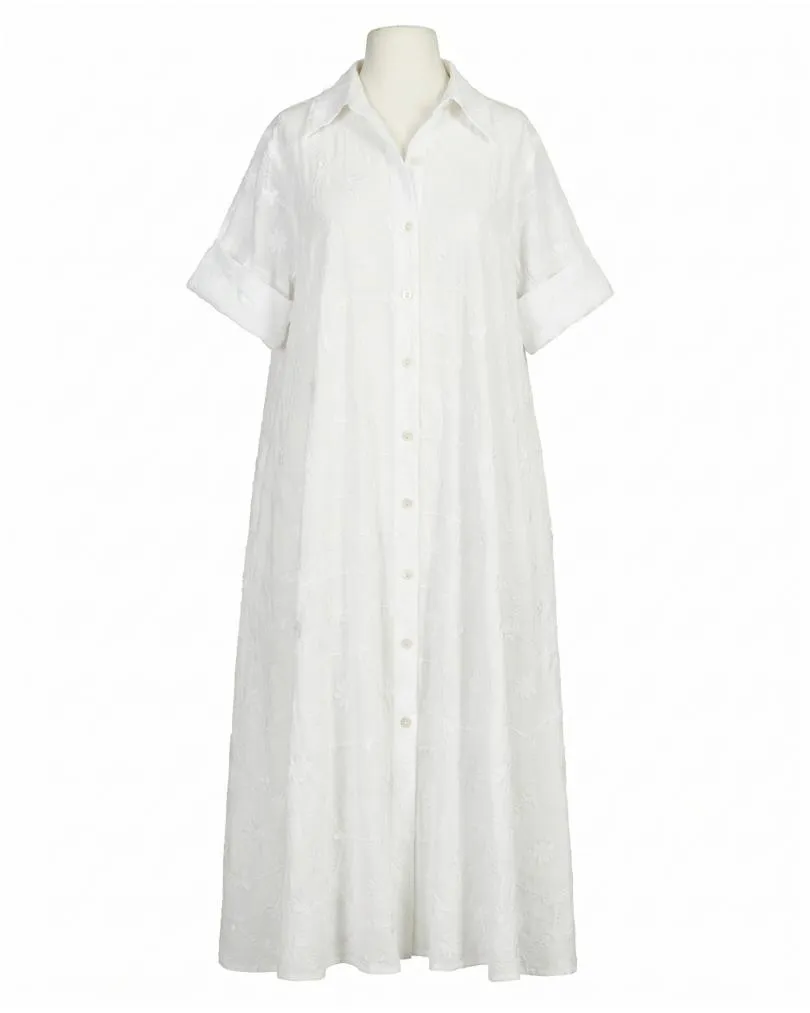 Kleid mit Stickerei in  wei� von H. Trend (Bild 1)